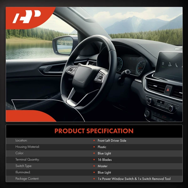 Front Driver Power Window Switch for Hyundai Tucson 2009 2010-2015 Sport Utility