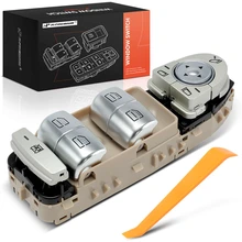Front Driver Beige Power Window Switch