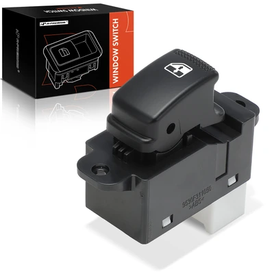 Rear Driver Black Power Window Switch