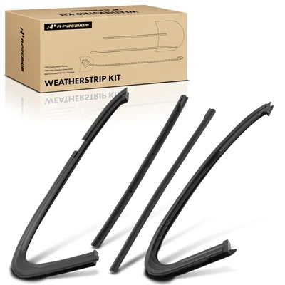 4 Pcs Vent Glass Window Weatherstrip Seal Kit