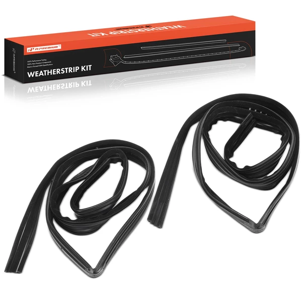 2 Pcs Front Door Window Glass Run Channel for 1975-1986 Chevrolet C10