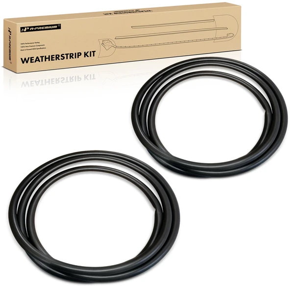 2 Pcs Rear Driver & Passenger Door Weatherstrip Seal for BMW F30 328i 330i 340i xDrive M3