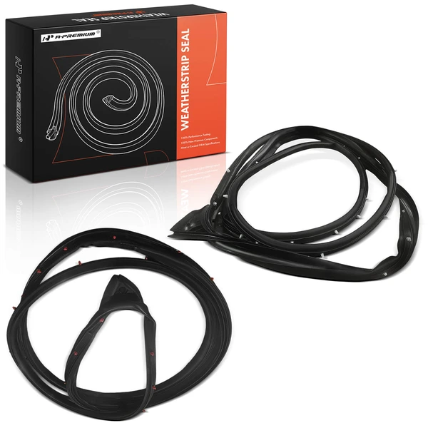 2 Pcs Front Glass Weatherstrip Seal for Mitsubishi Outlander 2007-2013 On Door