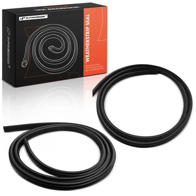 2 Pcs Front Driver & Passenger Door Weatherstrip Seal