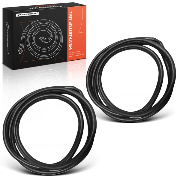 2 Pcs Rear Driver & Passenger Door Weatherstrip Seal for 2014-2019 Toyota Corolla