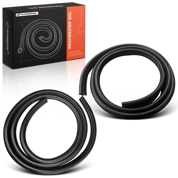 2 Pcs Rear Driver & Passenger Door Opening Weatherstrip Seal for Toyota Corolla 2009-2013