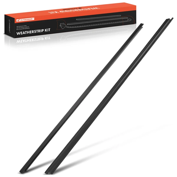 2 Pcs Front Outer Window Weatherstrip Seal for 1986-1994 Nissan D21