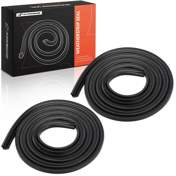 2 Pcs Driver & Passenger Door Weatherstrip Seal for 1993-2005 Ford Ranger