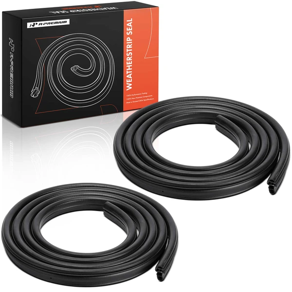 2 Pcs Front Door Weatherstrip Seal for Ford F-250 1999 F-350 F-450 Super Duty 1999-2004