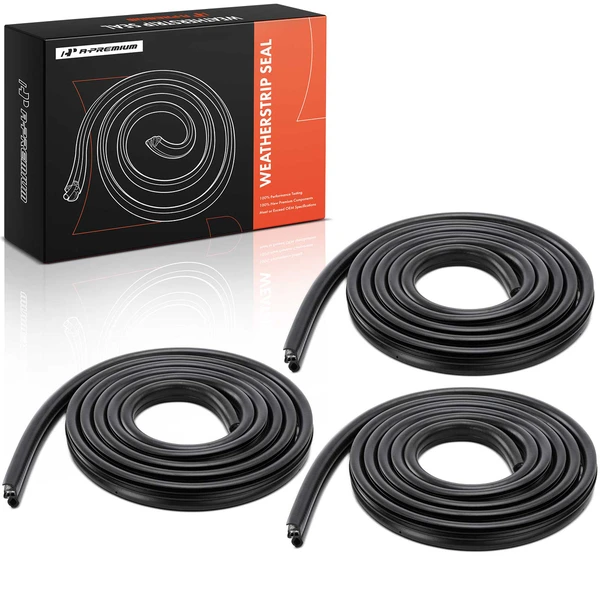 3 Pcs Driver & Passenger Weatherstrip Seal Liftgate Kit for 1995-2003 Ford Windstar