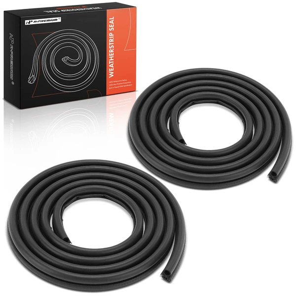 2 Pcs Front Door Weatherstrip Seal for Chevy Silverado 1500 Tahoe GMC Sierra 1500