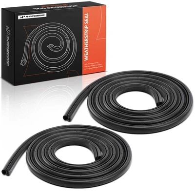 2 Pcs Rear Door Weatherstrip Seal