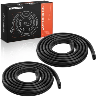 2 Pcs Front or Rear Door Mounted Weatherstrip Seal