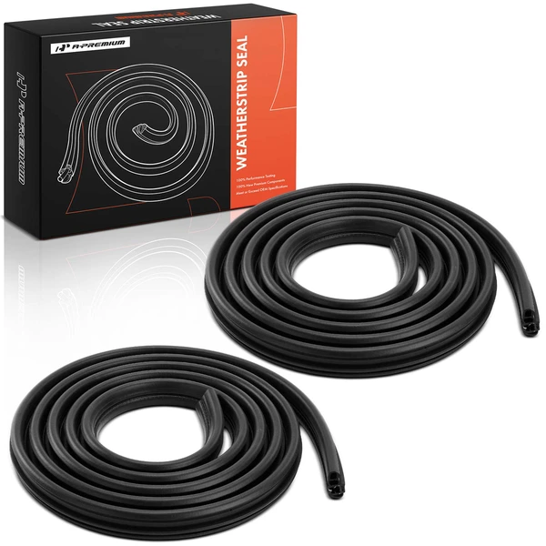 2 Pcs Front or Rear Door Mounted Weatherstrip Seal for 2002-2004 Chevrolet Trailblazer