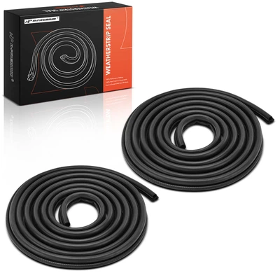 2 Pcs Front Door Weatherstrip Seal