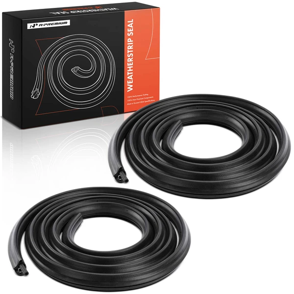 2 Pcs Front Door Weatherstrip Seal for Chevrolet Silverado 1500 GMC Sierra 1500 2007-2013