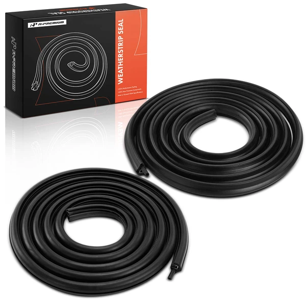 2 Pcs Front Door Seal Weatherstrip for Chevrolet Silverado 1500 Silverado 2500 HD