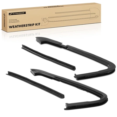 4 Pcs Front Vent Window Seal Weatherstrip