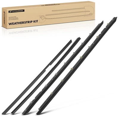 4 Pcs Window Sweep Weatherstrip Felt Seal Kit