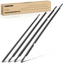 4 Pcs Door Belt Molding Weatherstrip for 2008-2015 Scion xB