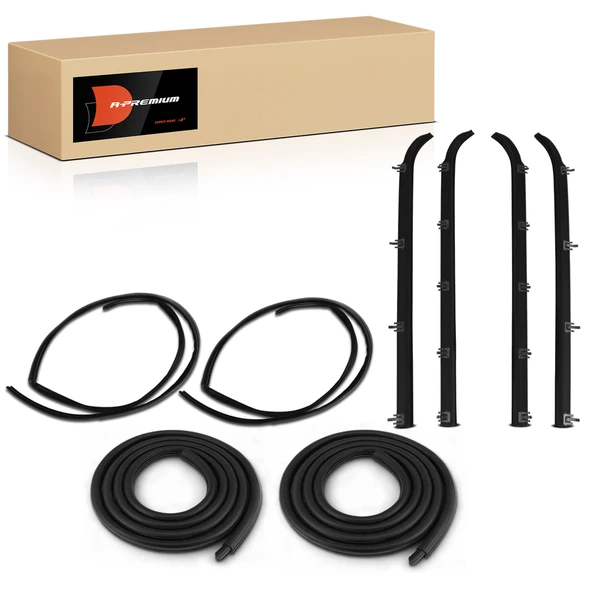 8 Pcs Weatherstrip Seal Kits for Ford F-150 1987-1998 F-250 F-350 1987-1997 F-Super Duty