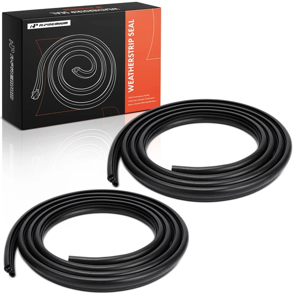 2 Pcs Front Door Weatherstrip Seal for 2003-2006 Ford E-250