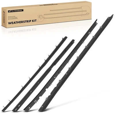 4 Pcs Window Sweep Weatherstrip Felt Seal Kit