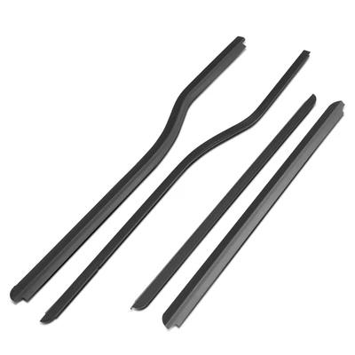 2 Pcs Front Outer Door Weatherstrip Seal