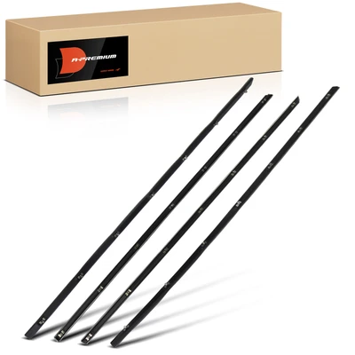 4 Pcs Inner & Outer Window Scraper Weatherstrip Seal