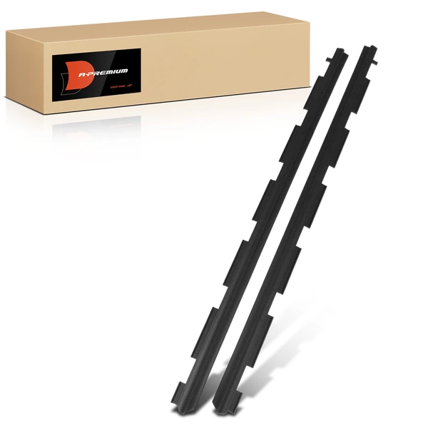 2 Pcs Outer Front Window Weatherstrip Seal for Chevrolet Tahoe Cadillac Escalade