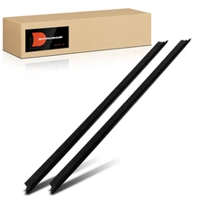 2 Pcs Rear Driver & Passenger Outer Window Belt Weatherstrip Kit for 2001-2002 GMC Sierra 3500