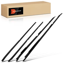 4 Pcs Front Inner & Outer Door Window Belt Weatherstrip Kit