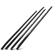 4 Pcs Inner & Outer Driver & Passenger Window Scraper Weatherstrip Seal for 1973-1977 Chevrolet Malibu