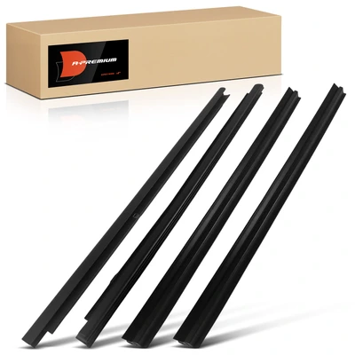 4 Pcs Rear Inner & Outer Weatherstrip Seal