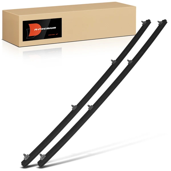 2 Pcs Front Outer Belt Weatherstrip Kit for Toyota 4Runner Pickup 1984-1989