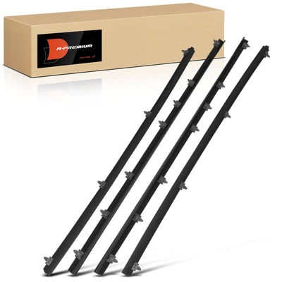 4 Pcs Front Inner & Outer Door Window Belt Weatherstrip Kit for Toyota 4Runner