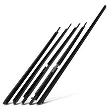 5 Pcs Front & Rear Outer Tailgate Window Molding Weatherstrip Seal for 2003-2009 Toyota 4Runner