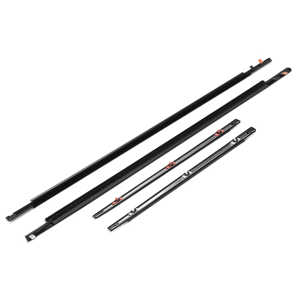 4 Pcs Front & Rear Door Moulding Weatherstrip Seal for Toyota FJ Cruiser 2007-2014