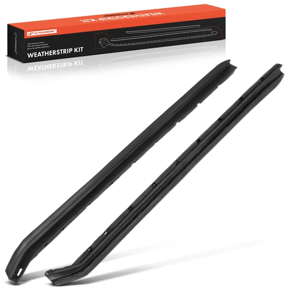 2 Pcs Window Vertical Weatherstrip Seal for Ford Mustang 1965-1968 Base Hardtop