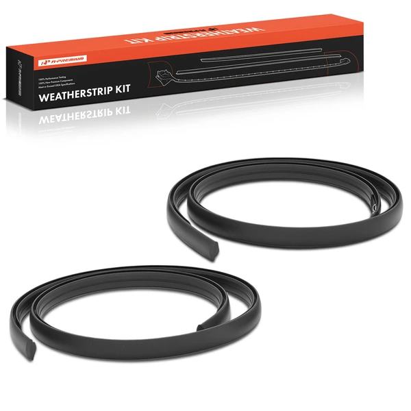 2 Pcs Driver & Passenger Roof Weatherstrip Seal for Honda Civic 2012-2015 Sedan