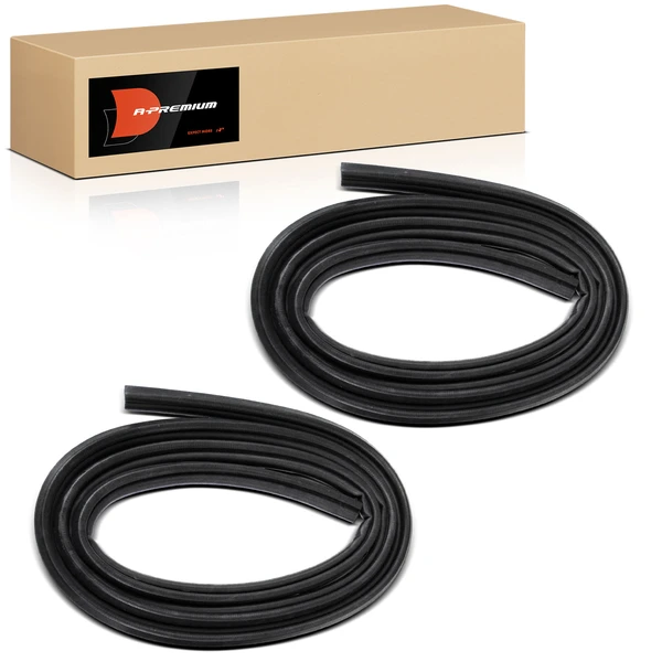 2 Pcs Driver & Passenger Door Weatherstrip Seal for 1979-1993 Ford Mustang