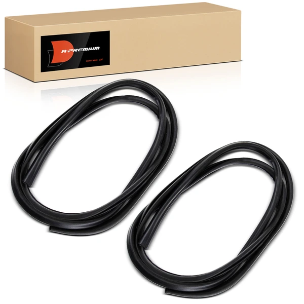 2 Pcs Driver & Passenger Door Weatherstrip Seal for Ford F-150 F-250 F-350 Bronco