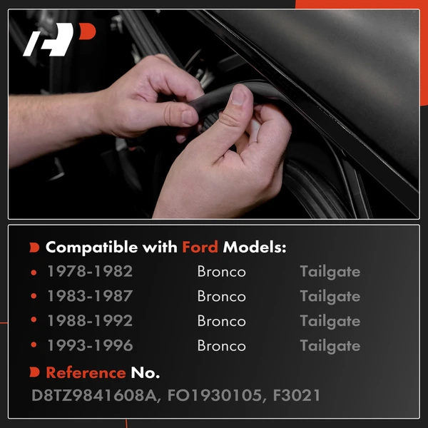 Tailgate Weatherstrip Seal for Ford Bronco 1978-1996