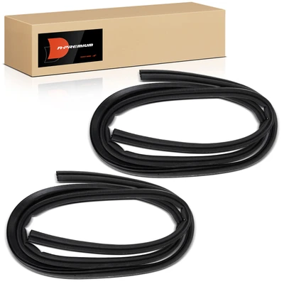 2 Pcs Front Driver & Passenger Door Weatherstrip Seals