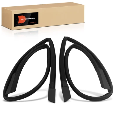 2 Pcs Driver & Passenger Roof Rail Weatherstrip Seal for Chevrolet Buick Pontiac Olds