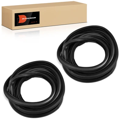 2 Pcs Front Door Seal Weatherstrip