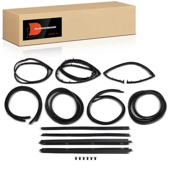 11 Pcs Weatherstrip Seal Kits for Jeep CJ5 1968-1983 CJ6 CJ7 Scrambler CJ5A CJ6A