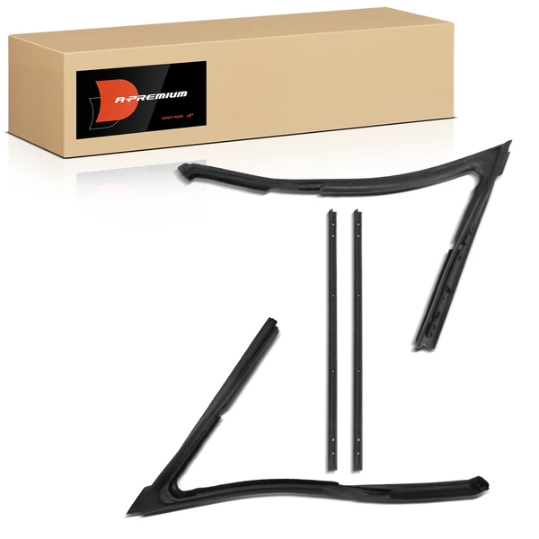 4 Pcs Driver & Passenger Vent Window Seal for Jeep Grand Wagoneer 1984-1991