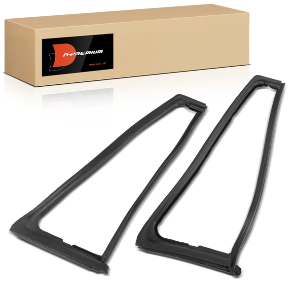 2 Pcs Driver & Passenger Vent Window Seal for Jeep Wrangler 1987-1995 CJ5 CJ7 Scrambler