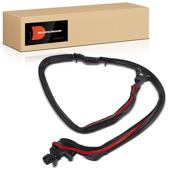 Front Hardtop Header Weatherstrip Seal for Jeep JK JL Wrangler 2011-2018